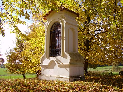 Kaple v Brandln - Vzpov manelky Vclava IV. sv. Janu Nepomuckmu